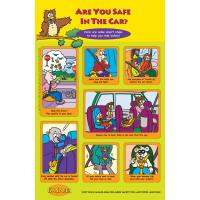 2-1190 I'm Safe! in the Car Poster English