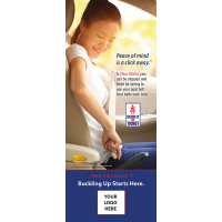 3-8015 Seat Belt - Click It or Ticket - Info-Pledge Card 
