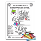 Poison Prevention Activity Page for children and parents