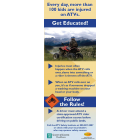 10-3347 How to Stay Safe on ATVs Banner Display - English 