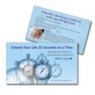 13-1003 Extend Your Life 20 Seconds at a Time Palm Card
