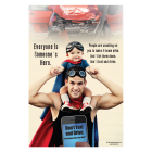 3-6046 Everyone is Someone's Hero Poster - English    