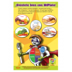 11-4011 "My Plate" Healthy Eating Nutrition Poster - Spanish