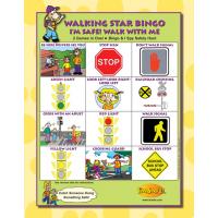 6-3391 Walking Star Bingo Game Front