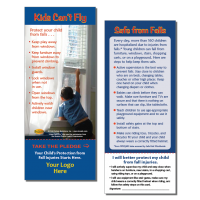 5-3753 Fall Prevention "Kids Can't Fly" Pledge Card 