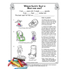 Activity Sheet: Which Safety Seat is Right for You? - English 