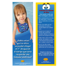 7-1499 Only An Inch Of Water Bookmark - Spanish