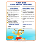 7-3000 Parent - Child Water Watcher Award Certificates - English